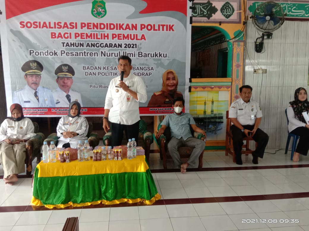 Kesbangpol Sidrap Beri Pendidikan Politik