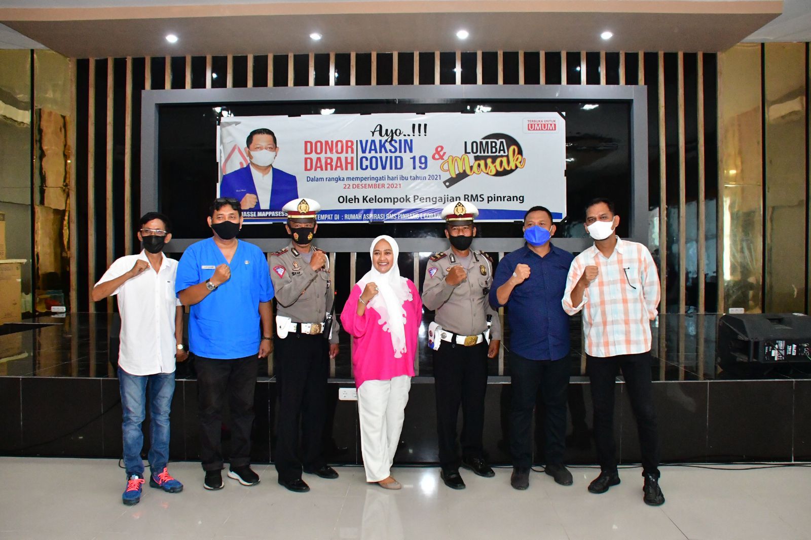 Kelompok Pengajian RMS Pinrang Kebut Vaksinasi
