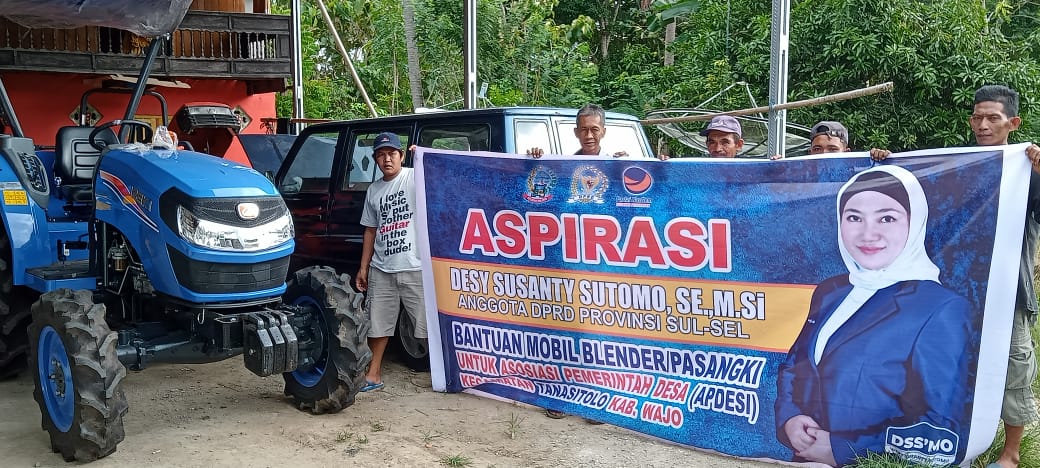 Desy Susanty Bantu Petani di Wajo dan Soppeng