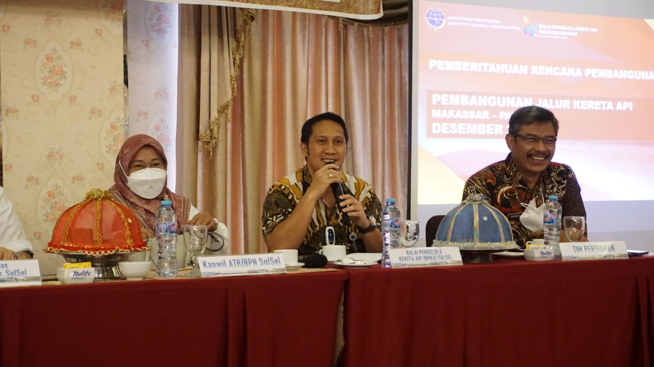 Proyek KA Trans Sulawesi Hasilkan Multiplier Effect