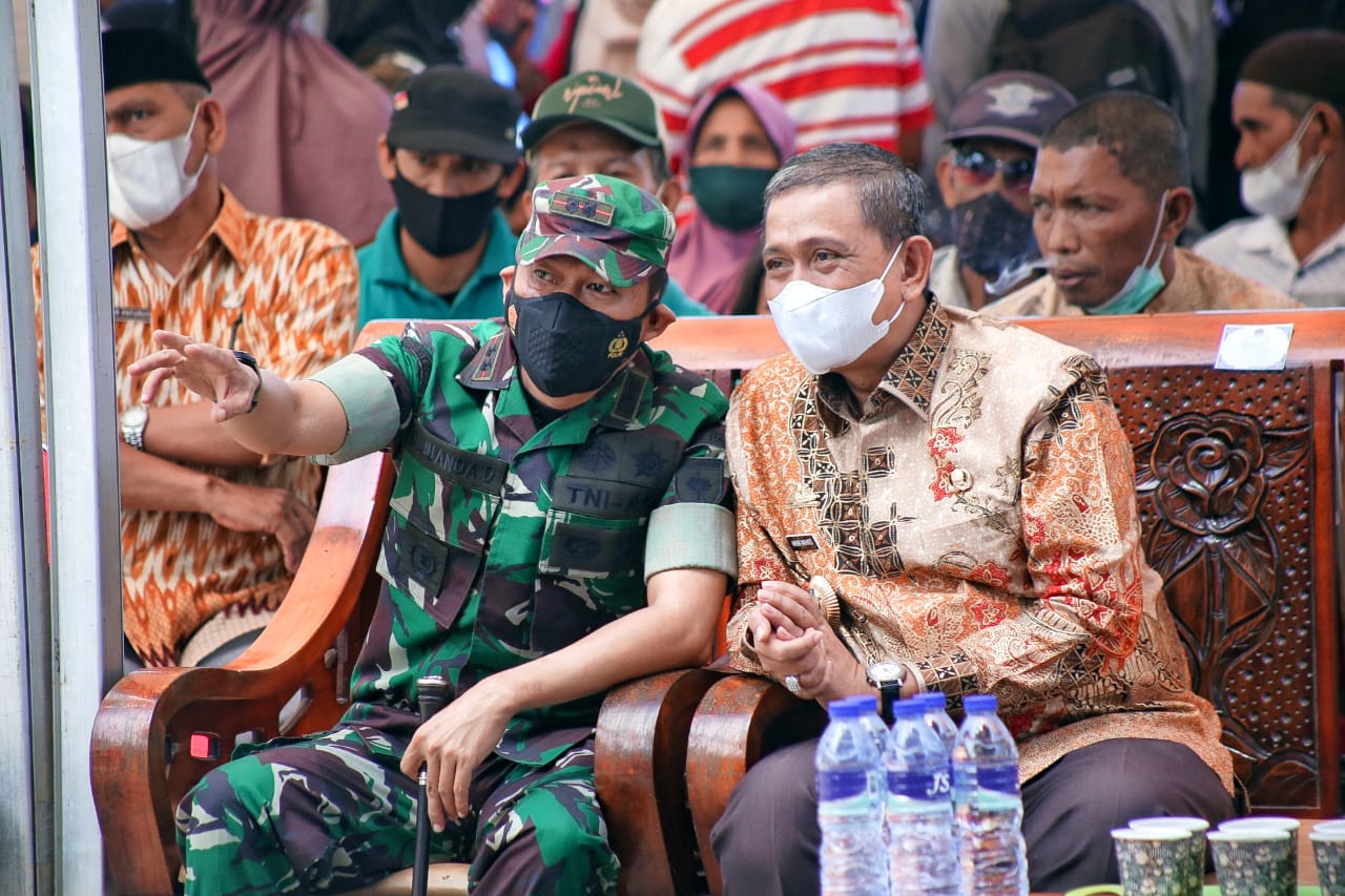 Semangat “Yassiwajori” Vaksinasi Makin Terasa, Giliran Kodim Wajo Gelar secara Massal