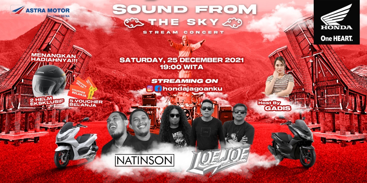PCX Stream Concert, Asmo Sulsel Gelar Konser di Atas Awan