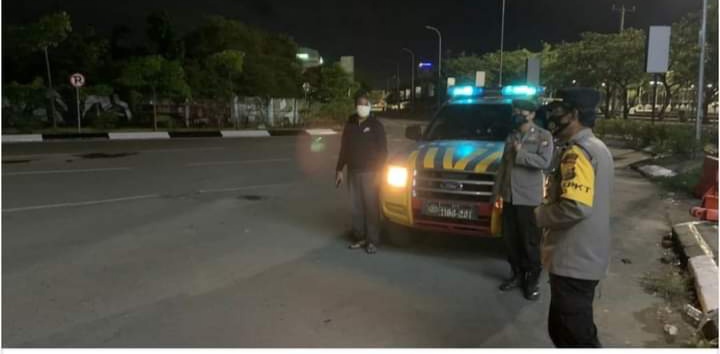 Cegah Kriminalitas, Polisi Nyalakan Lampu Rotator