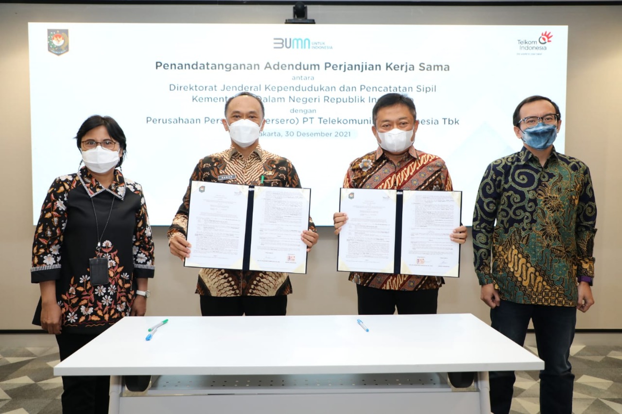 Wujudkan Single Identity Number, Telkom Jalin Kolaborasi Strategis dengan Ditjen Dukcapil