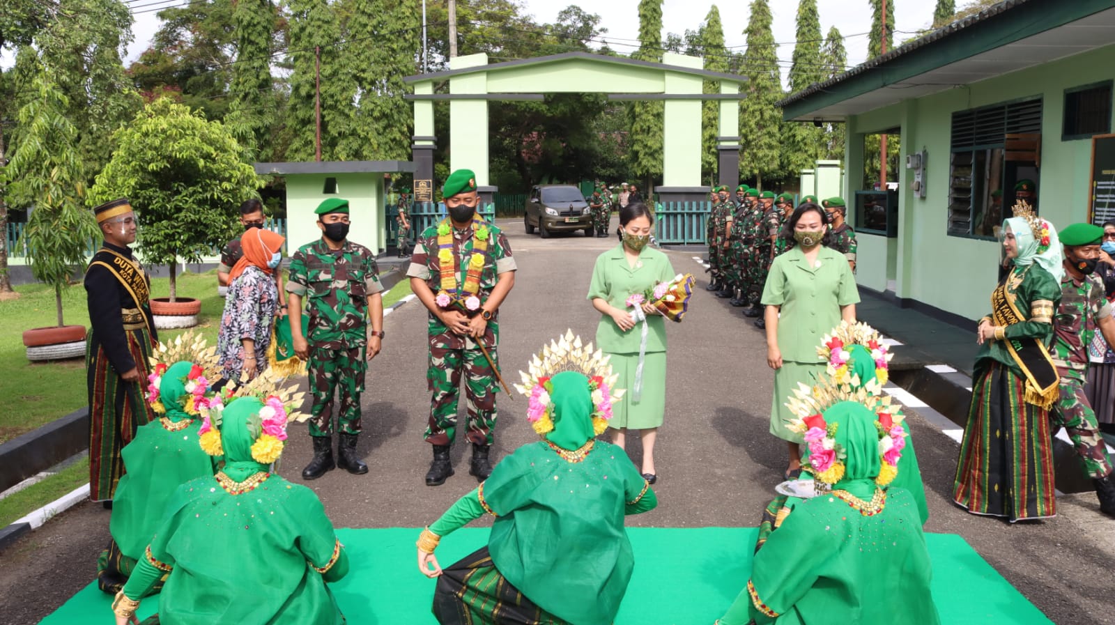 Tradisi Penyambutan Dandim 1405/Parepare