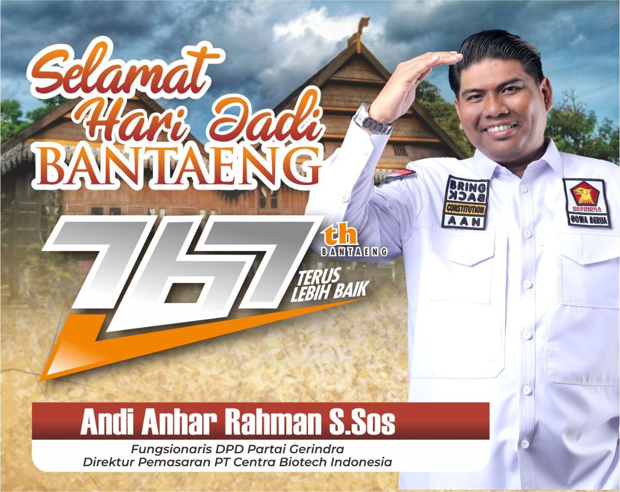 Dirgahayu Kabupaten Bantaeng ke – 767 Tahun