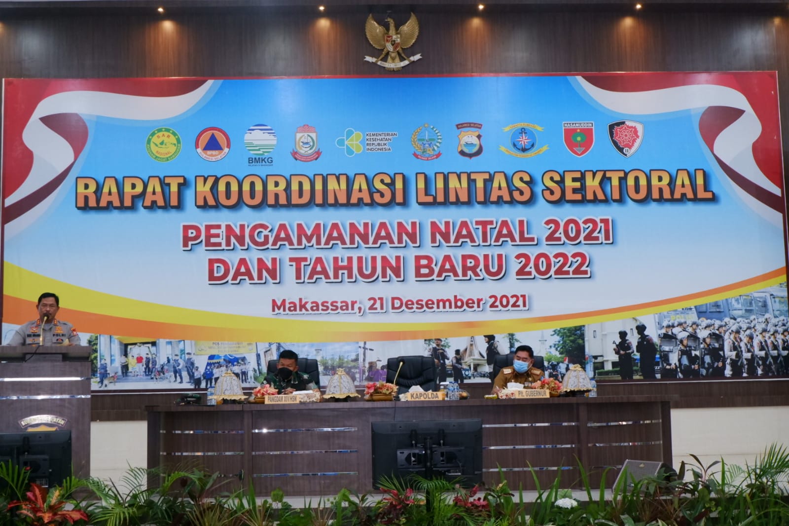 Kapolda Sulsel Buka Rakor Lintas Sektoral Persiapan Operasi Lilin 2021