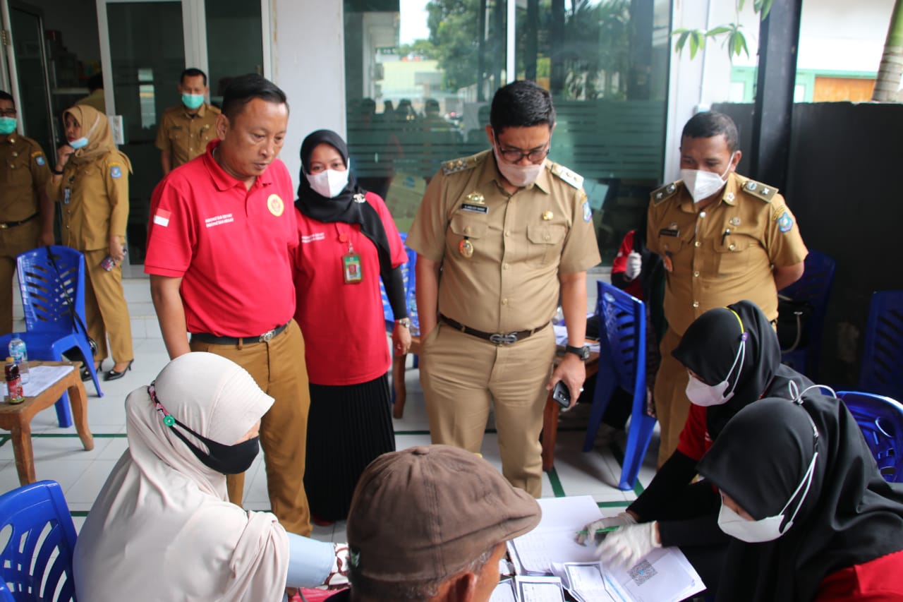Wabup Pantau Pelaksanaan Vaksinasi KSP Berkat