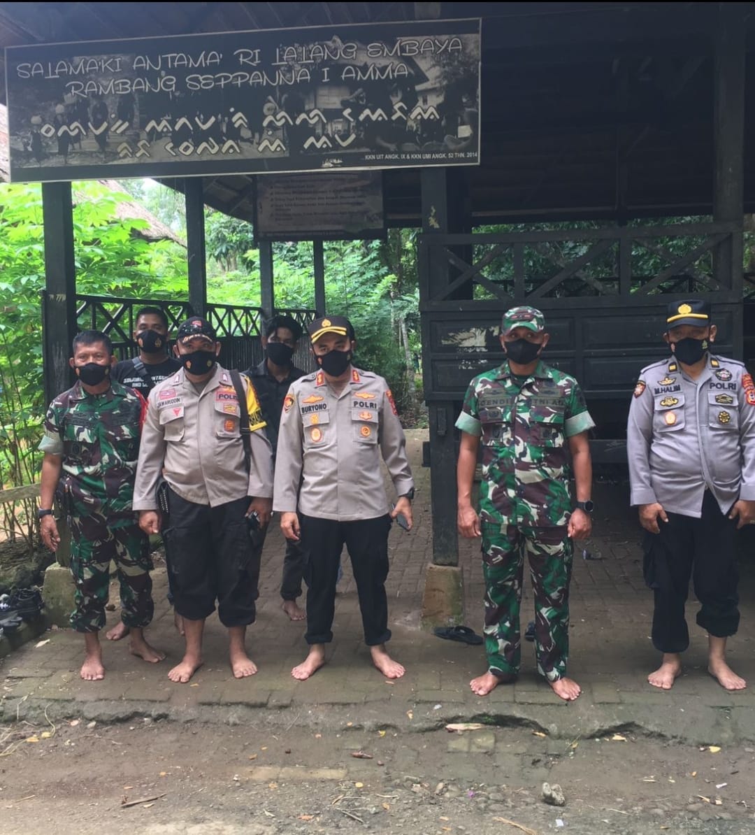 Kapolres-Dandim Sambangi Kawasan Ammatoa
