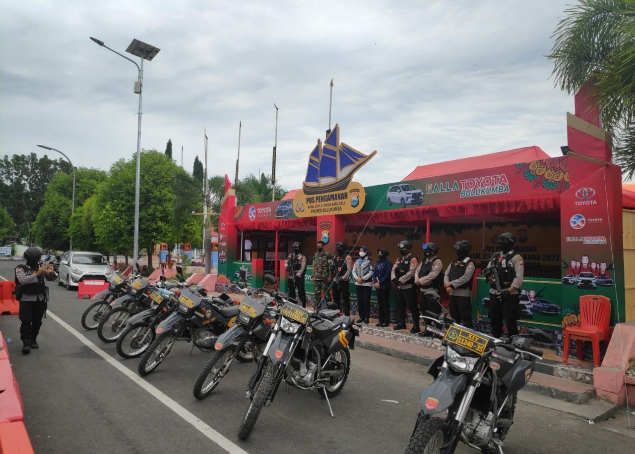 Polres Bulukumba Dirikan Dua Pos Pengamanan