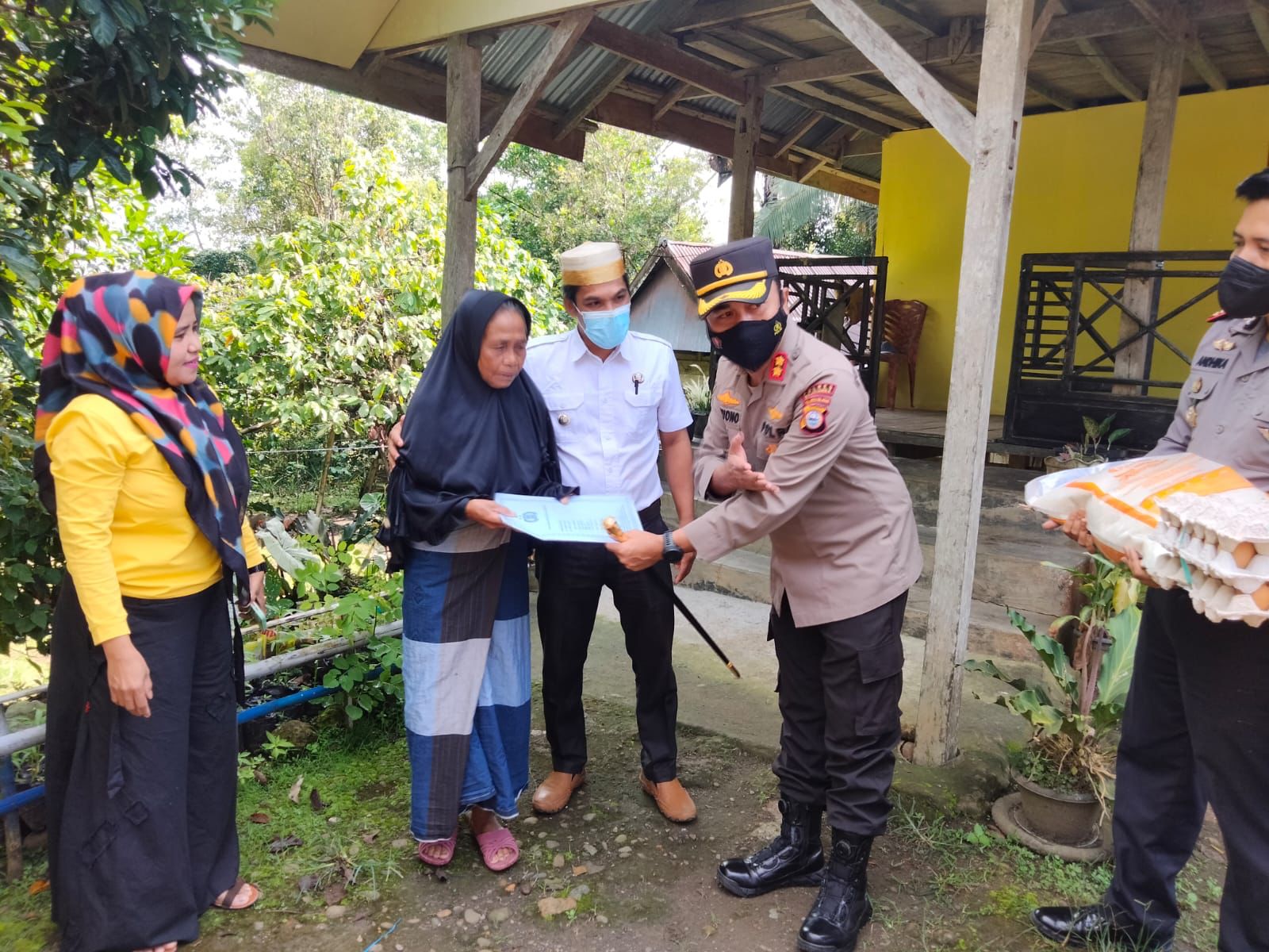 Kapolres Sambangi Rumah Korban Tabrak Lari