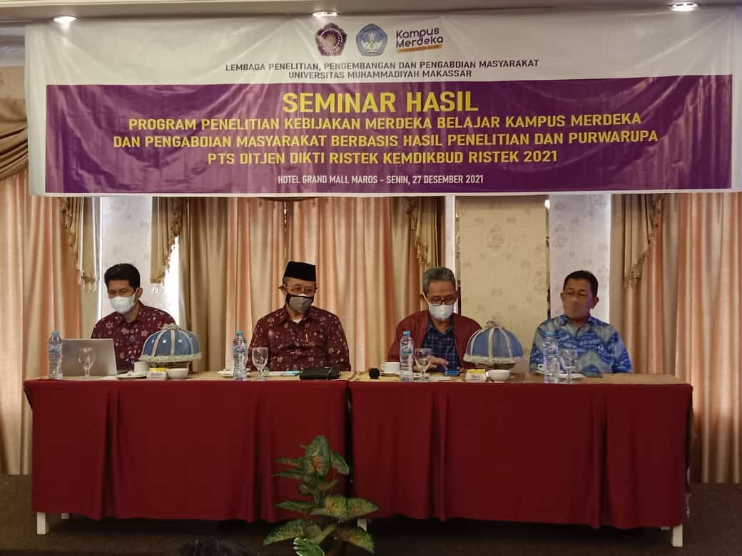 Hibah Penelitian dan Pengabdian Pacu Semangat serta Kualitas Dosen Unismuh Makassar
