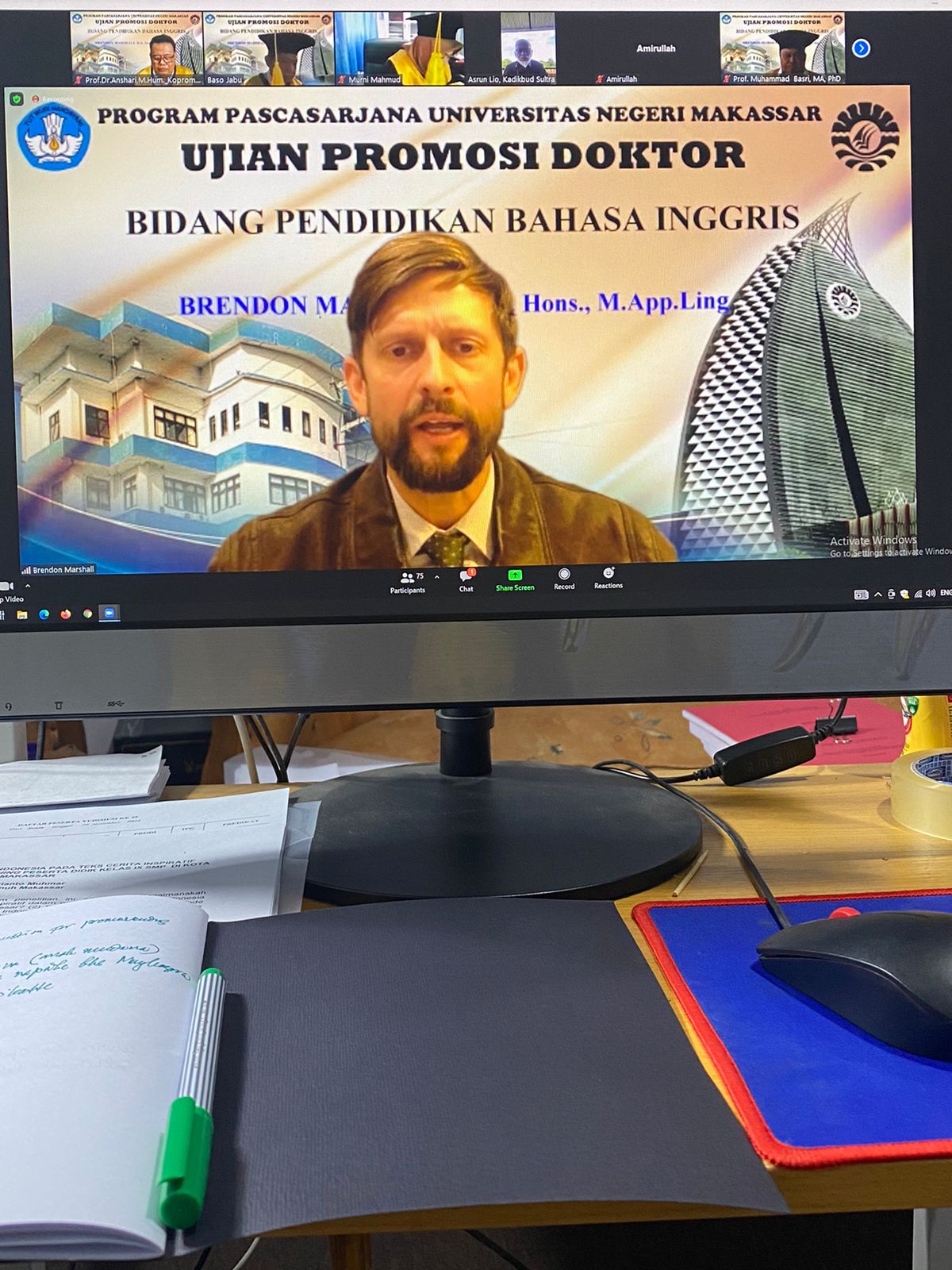 Brandon Dg Naba Raih Doktor di UNM, Hasilkan Riset Berkelas Dunia