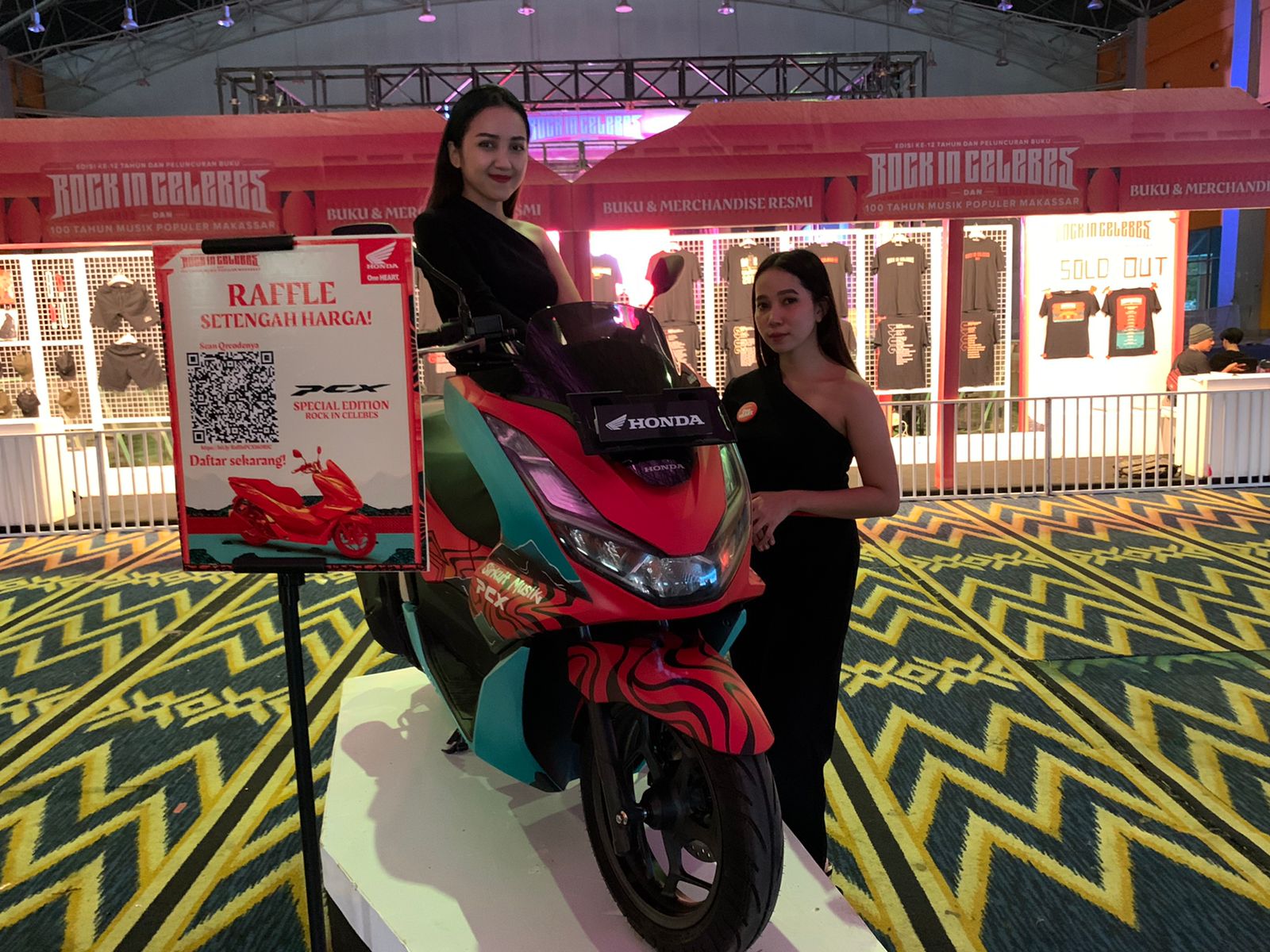 Honda PCX160 Raffle Semarakkan Gelaran RiC