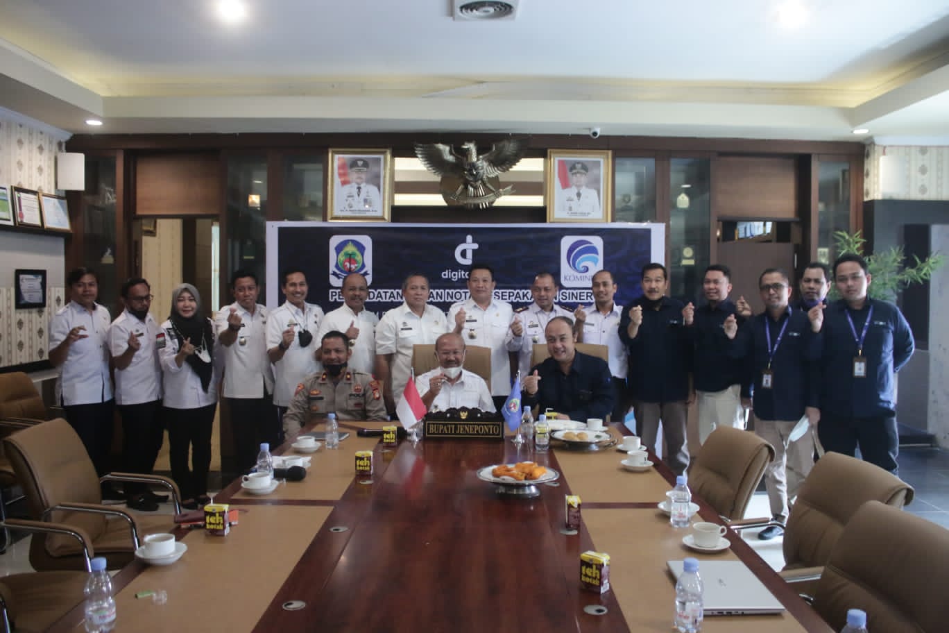Iksan Iskandar Terima Rombongan Kementerian Kominfo