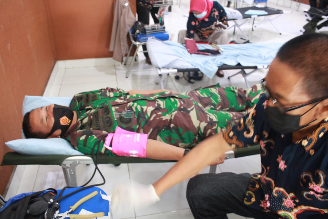 Kodim Parepare Baksos Donor Darah