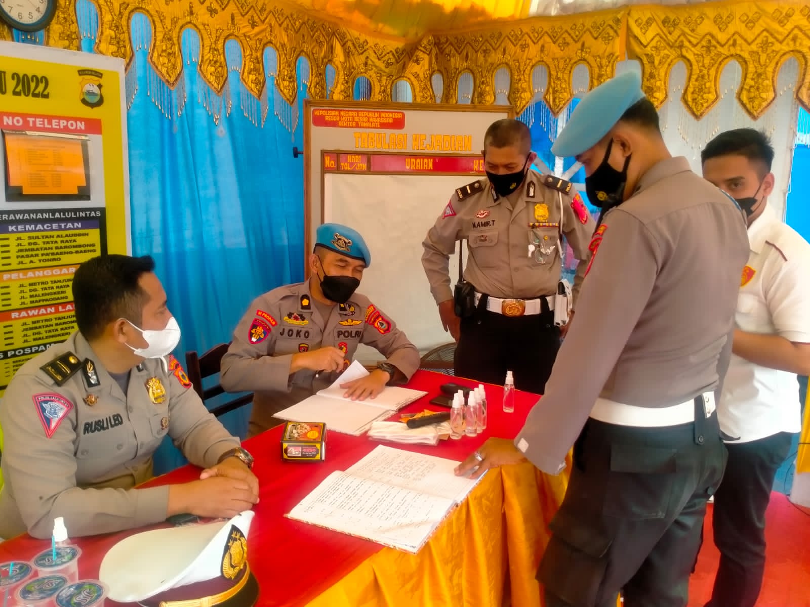 Propam Polrestabes Cek Pos Pengamanan