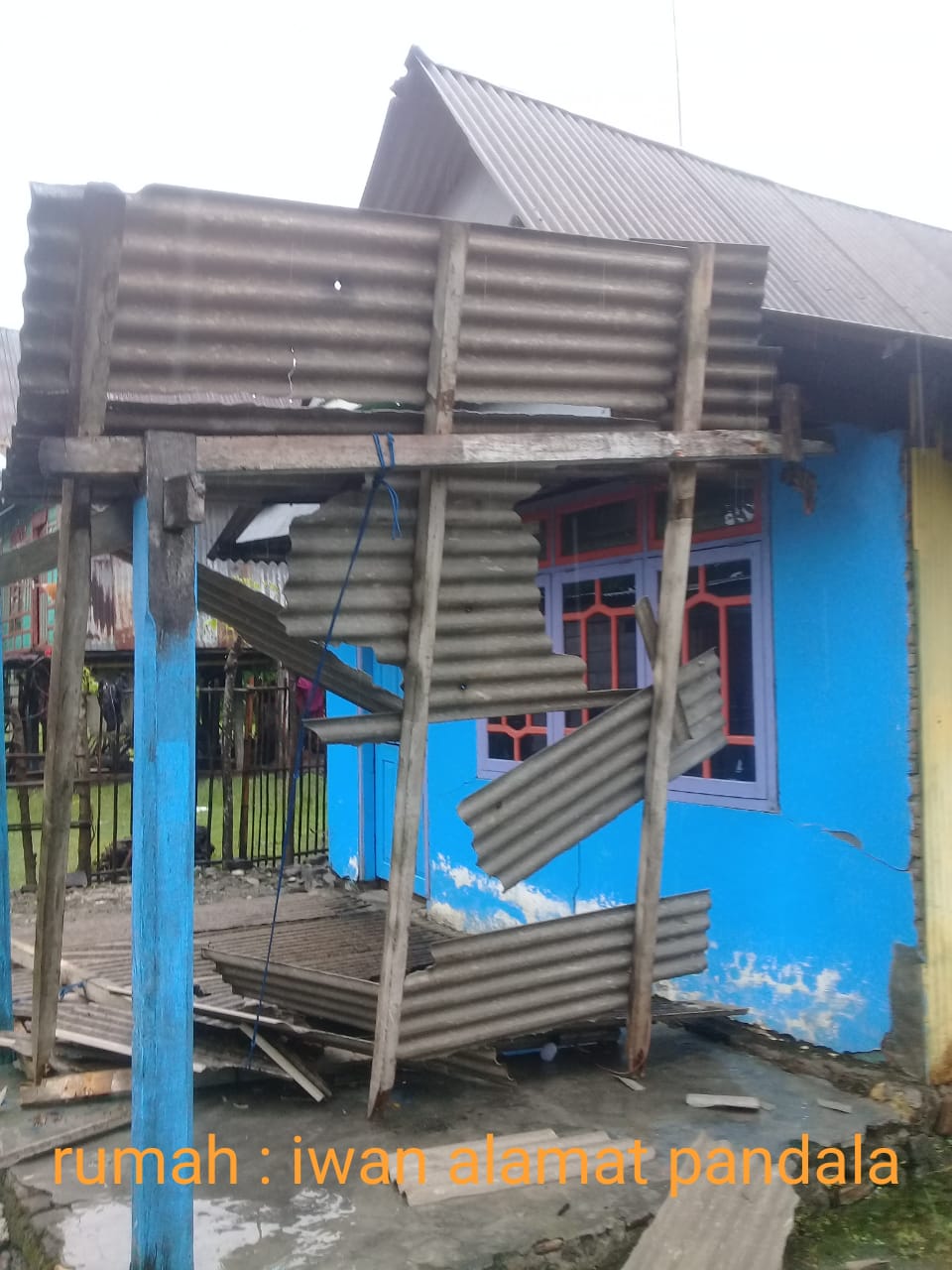 Empat Unit Rumah di Marbo Rusak Diterjang Puting Beliung