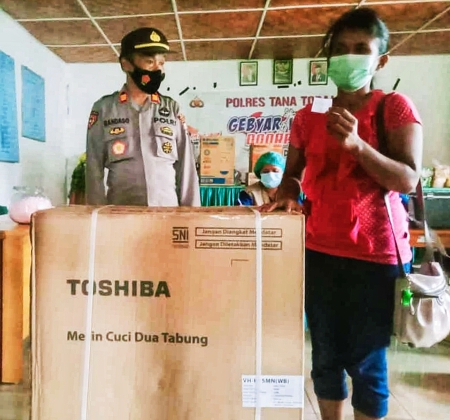 Polres Gelar Gebyar Vaksinasi di Sangalla