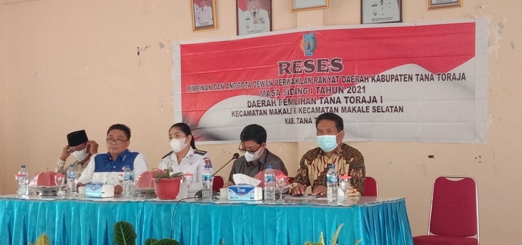 Dewan Reses,  Lurah Minta Kota Makale Ditata