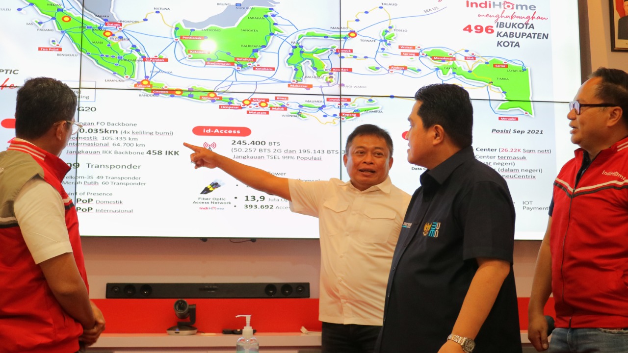 Infrastruktur Telekomunikasi dan Internet TelkomGroup Siap 100 Persen