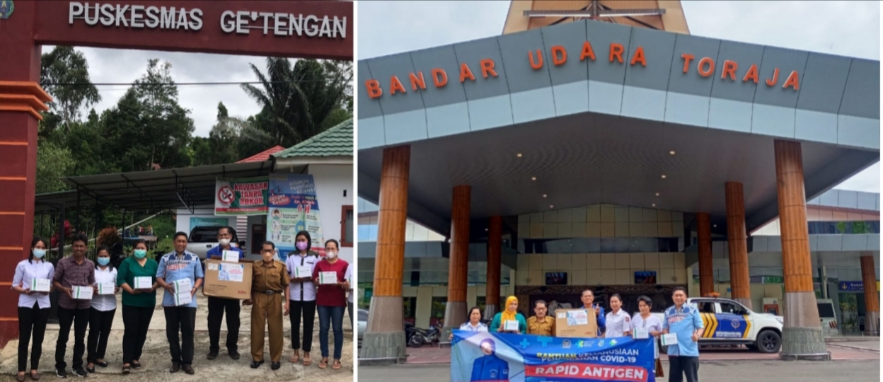 Demokrat Toraja Distribusi Rapid Antigen