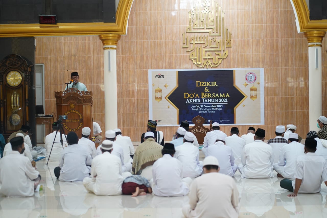 Zikir dan Doa Bersama Akhir Tahun 2021 PT Semen Tonasa, Refleksi untuk Tetap Berakhlak