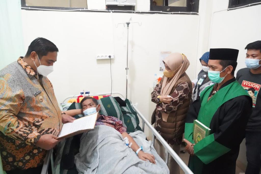 Kadis Dukcapil Dilantik di Rumah Sakit Wahidin
