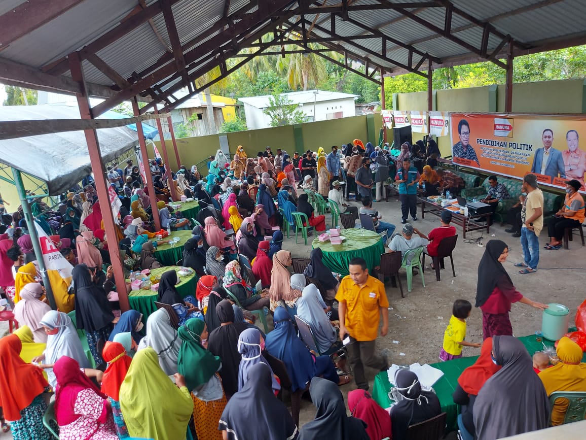 DPC Partai Hanura  Gelar  Vaksinasi 500 Orang