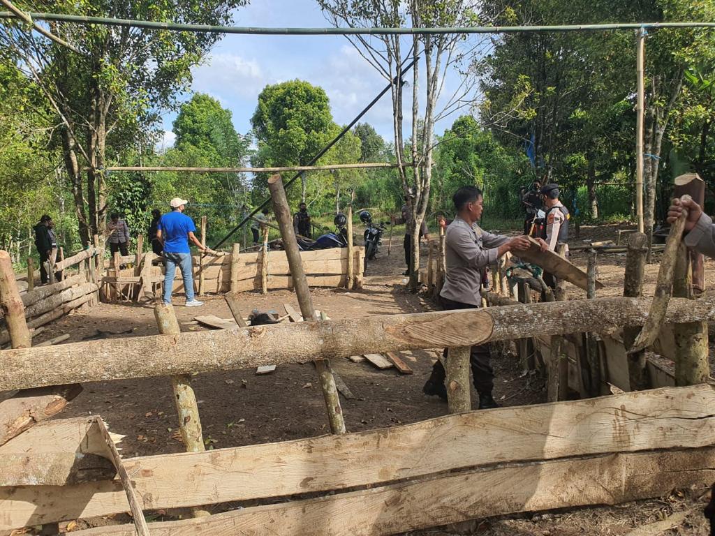 Polisi Grebek Judi Sabung Ayam di Desa Anrang Bulukumba
