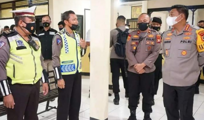 Kapolrestabes Cek Ruang Tahanan Polsek Biringkanaya