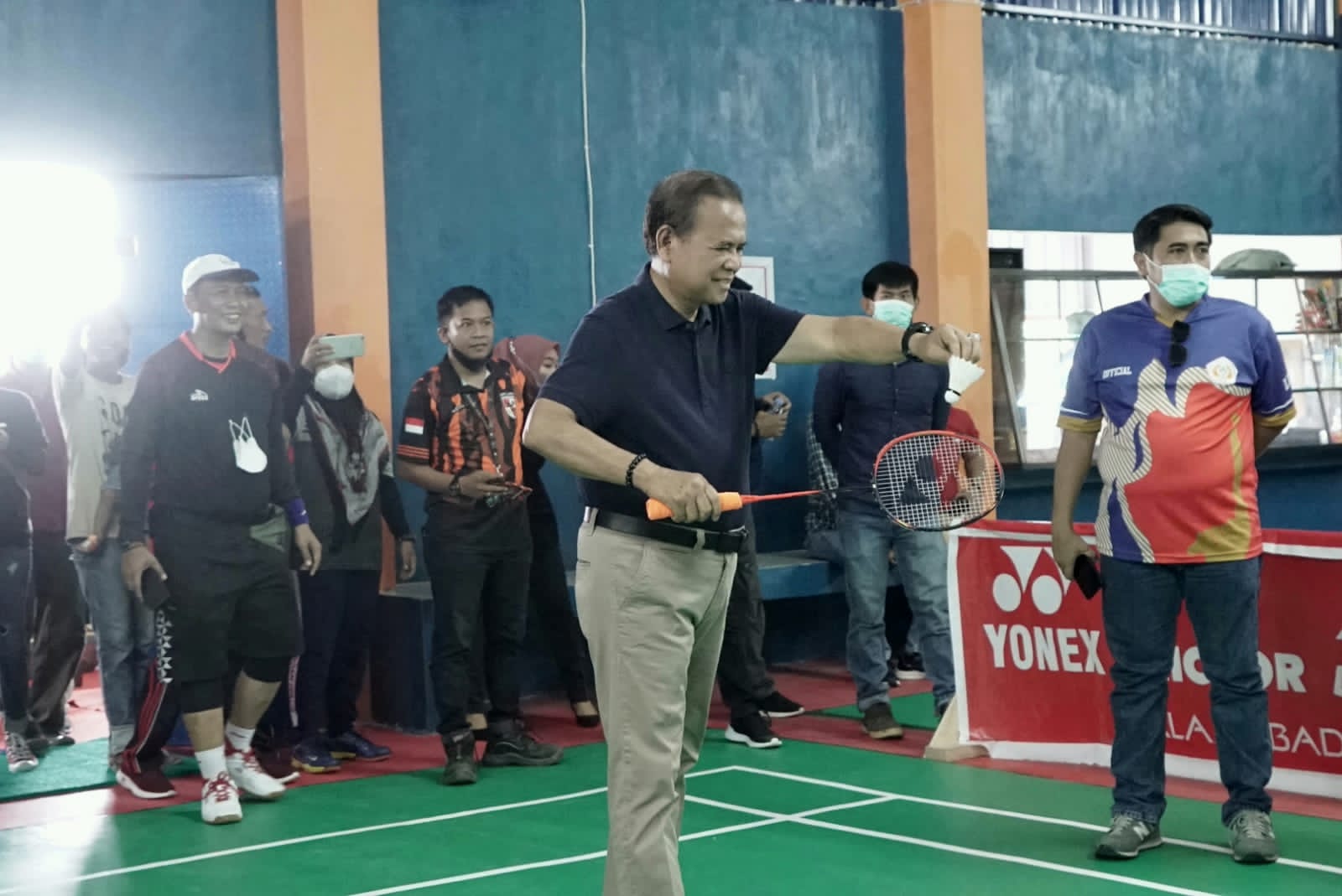Basmin Resmikan Galaxi Badminton Hall