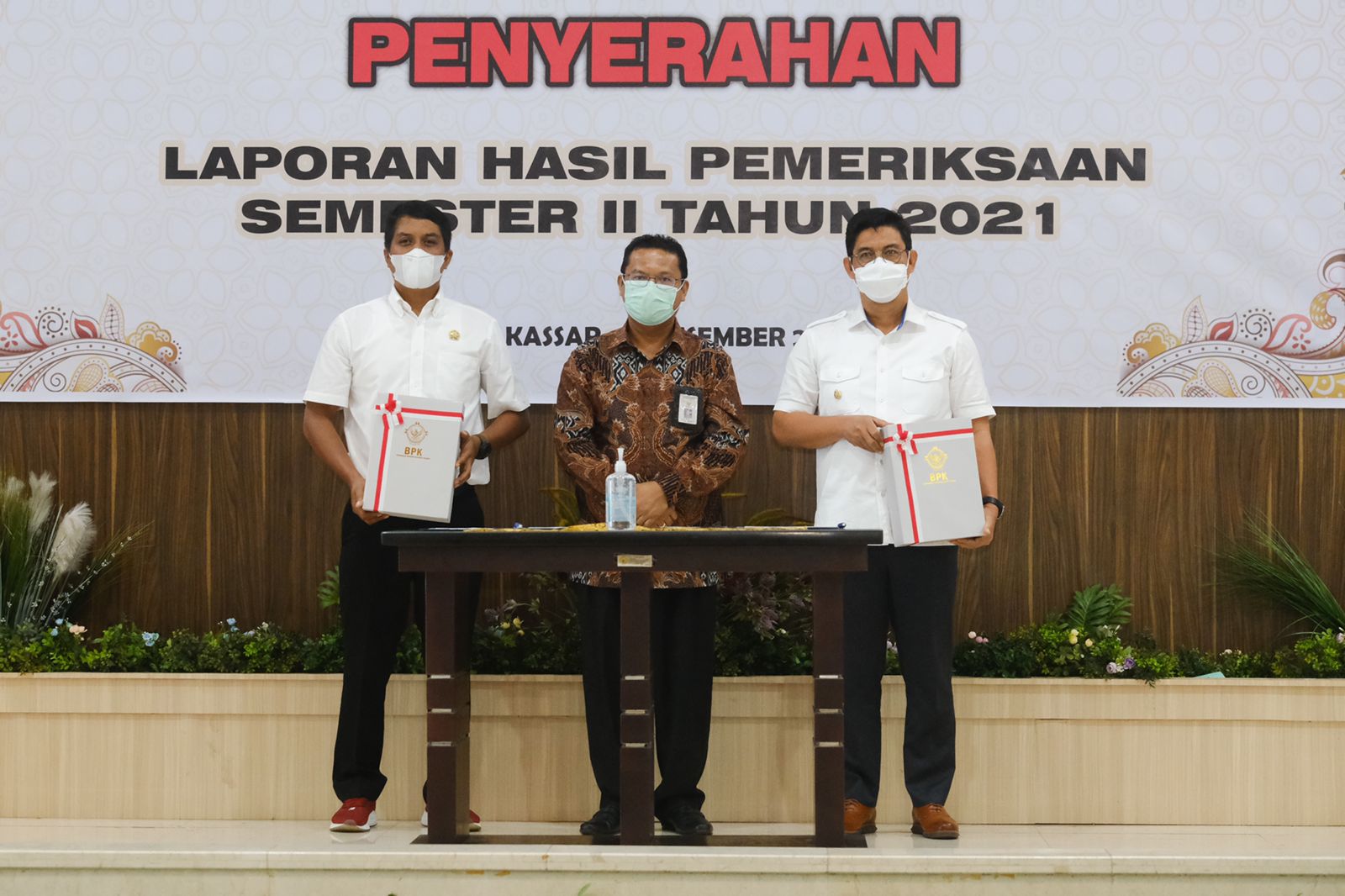 Wabup Terima LHP Kepatuhan Belanja Barjas dari BPK
