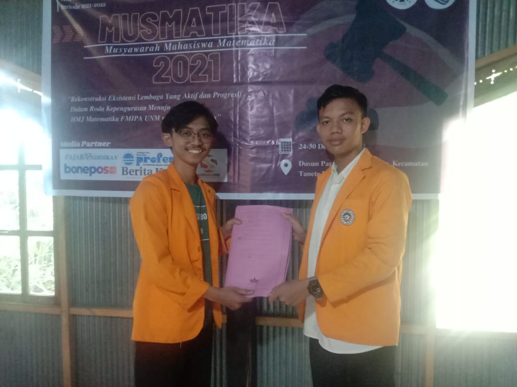 Muh Ikhwan Risqullah, Nakhoda Baru HMJ Matematika FMIPA UNM