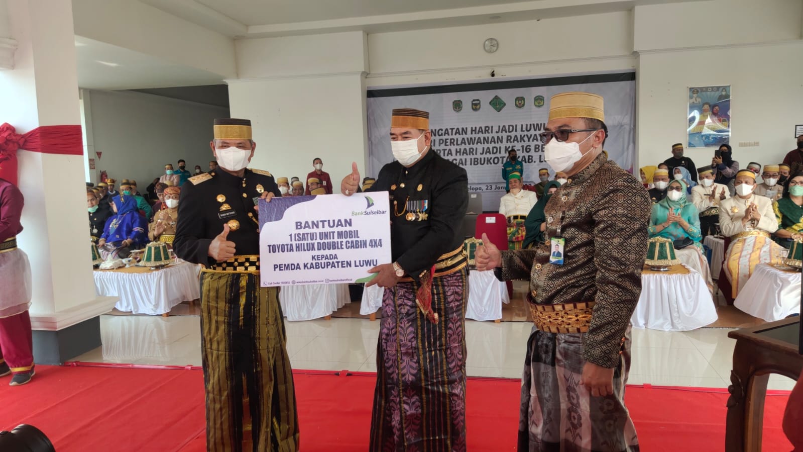 Pemkab Luwu Diguyur Bantuan Pemprov Rp 17 M