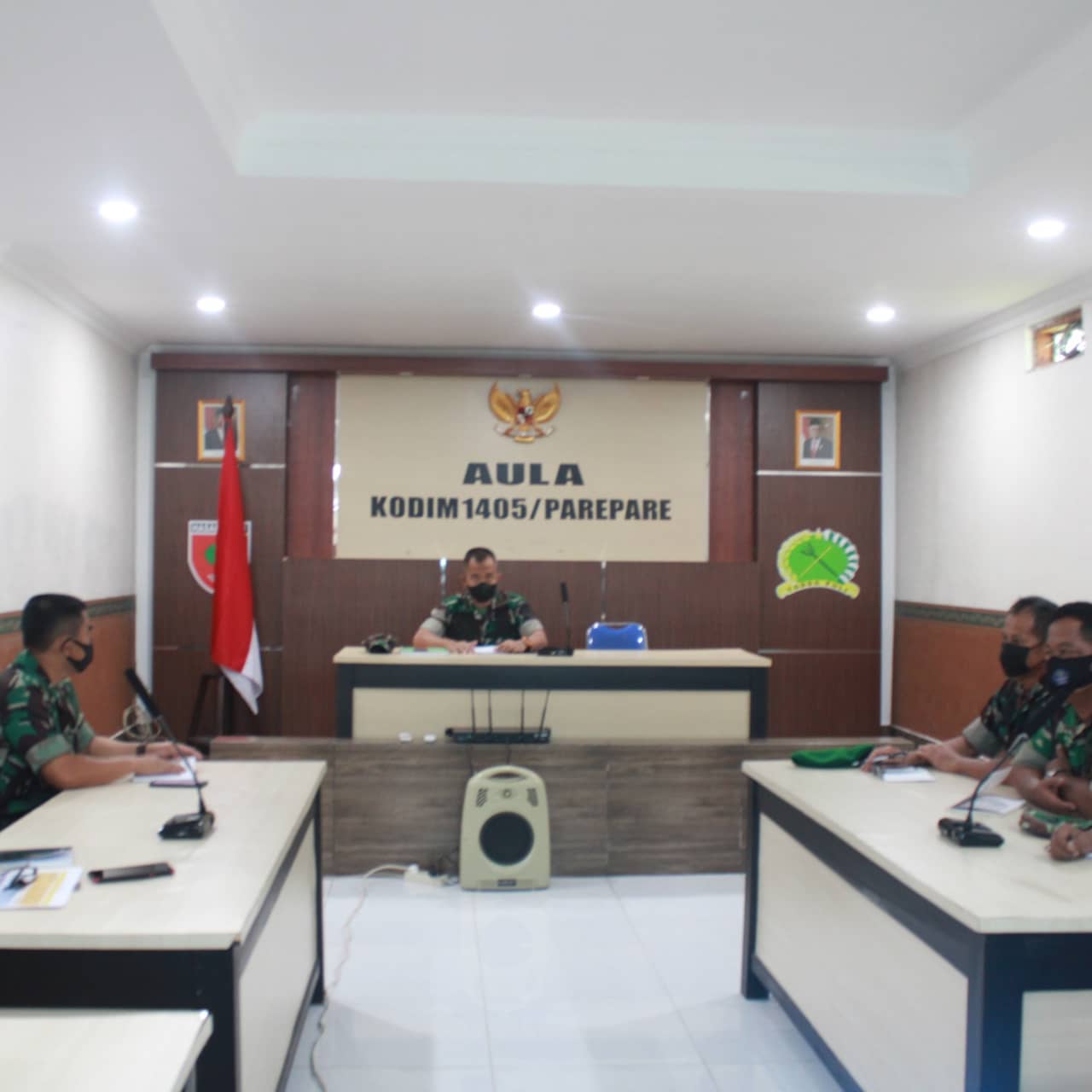 Dandim Pimpin  Evaluasi Program Kerja