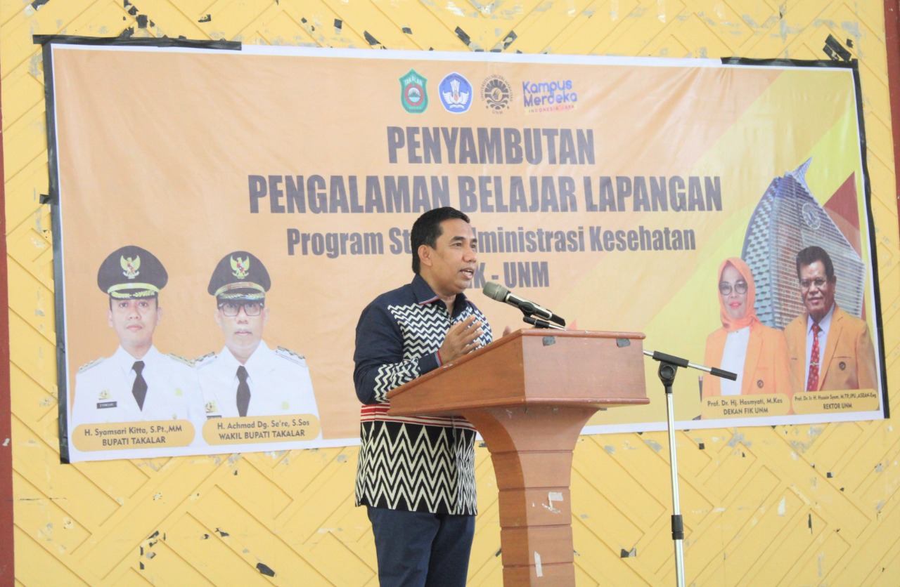 Wabup Sambut Kedatangan Mahasiswa PBL FIK UNM