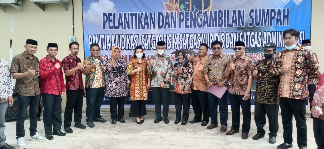 Kepala BPN Lantik 108 Panitia Ajudikasi