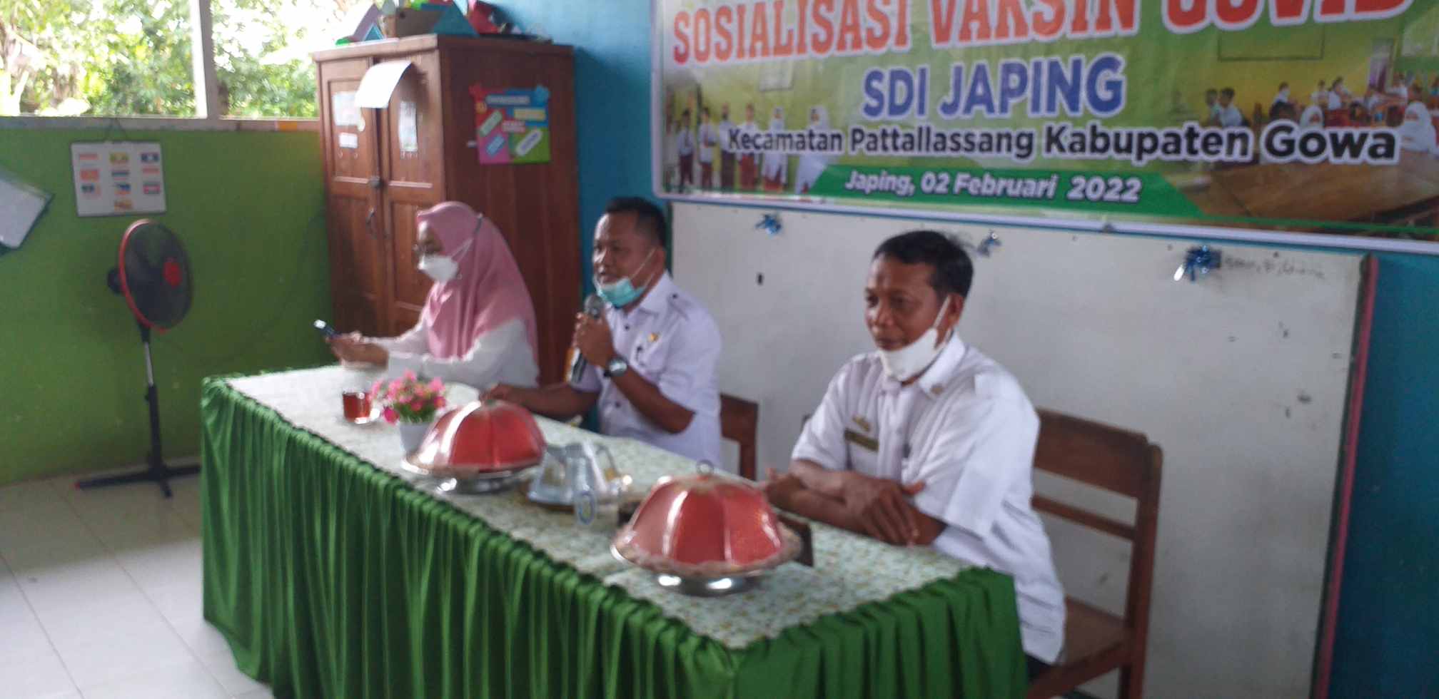Puskesmas dan SDI Japing Gelar Vaksinasi