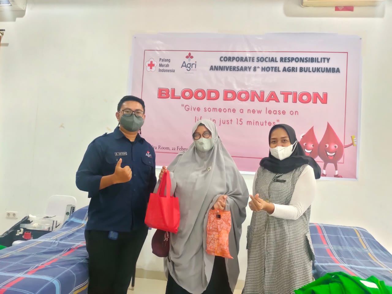 ASW Ikut Donor Darah di Hotel AGRI