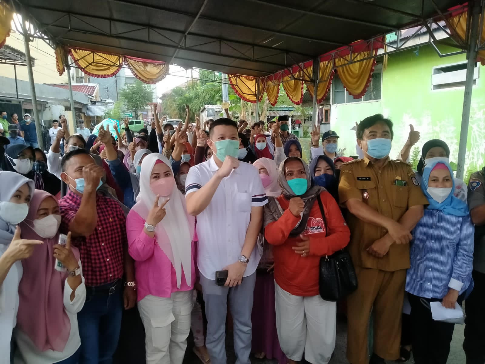 Darmawangsya dan Edward Horas Terima Aspirasi