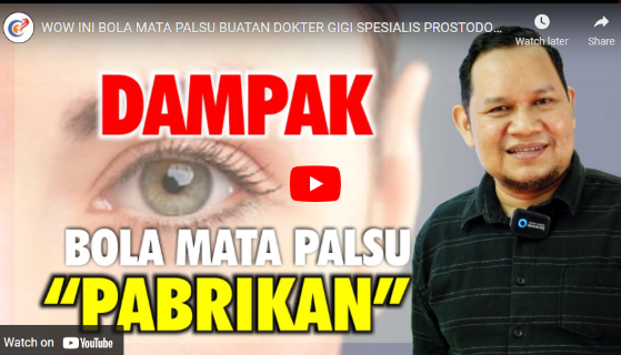 Dokter Gigi Kini Bisa Buat Bola Mata Palsu