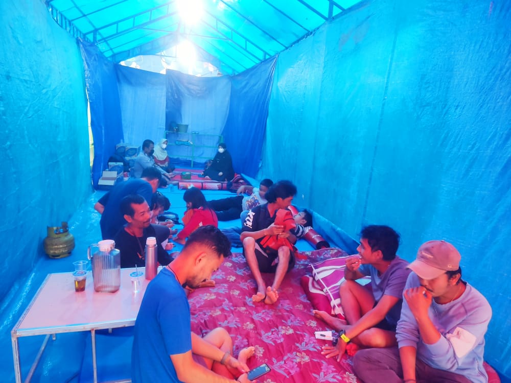 Pengungsi Bertambah, Dapur Umum Didirikan