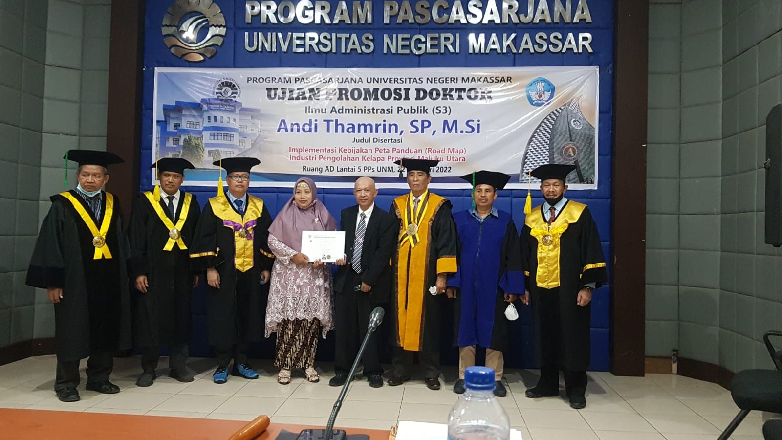 Gagas Road Map Industri Kelapa, Dosen UMMU Ternate Raih Doktor di UNM