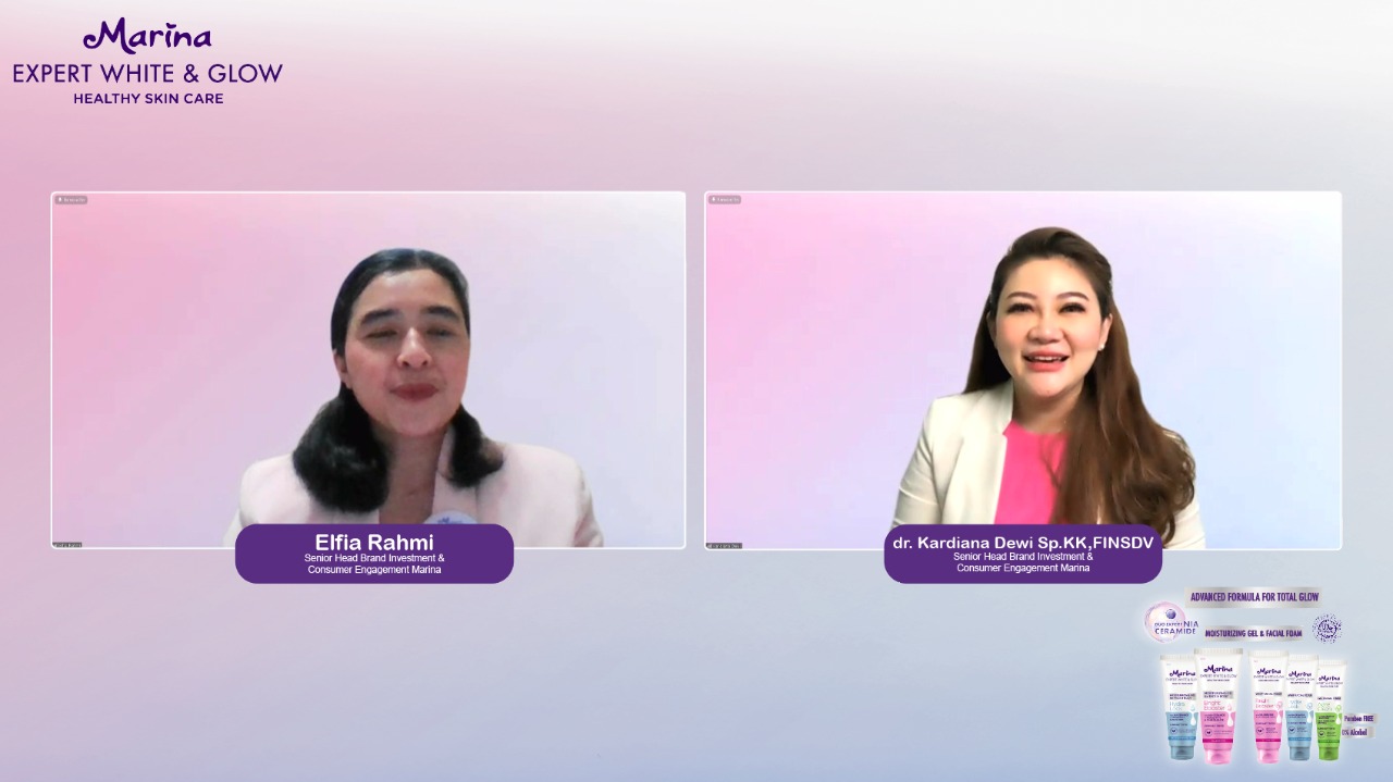 Marina Luncurkan Marina Expert White and Glow Rangkaian Healthy Skincare dengan Duo Expert Nia-Ceramide