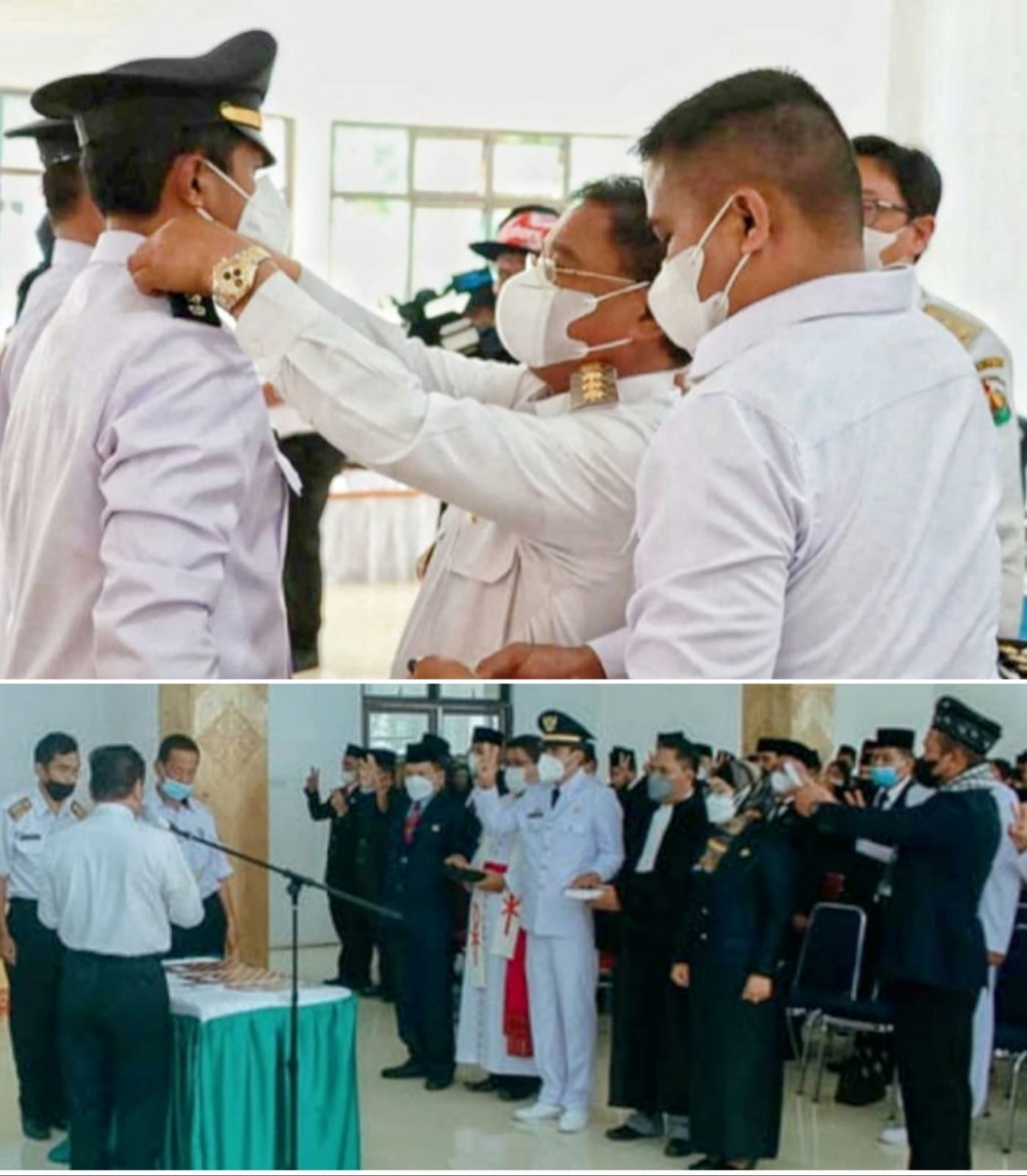 Ombas Geser 19 Pejabat Eselon Dua dan Lantik Camat