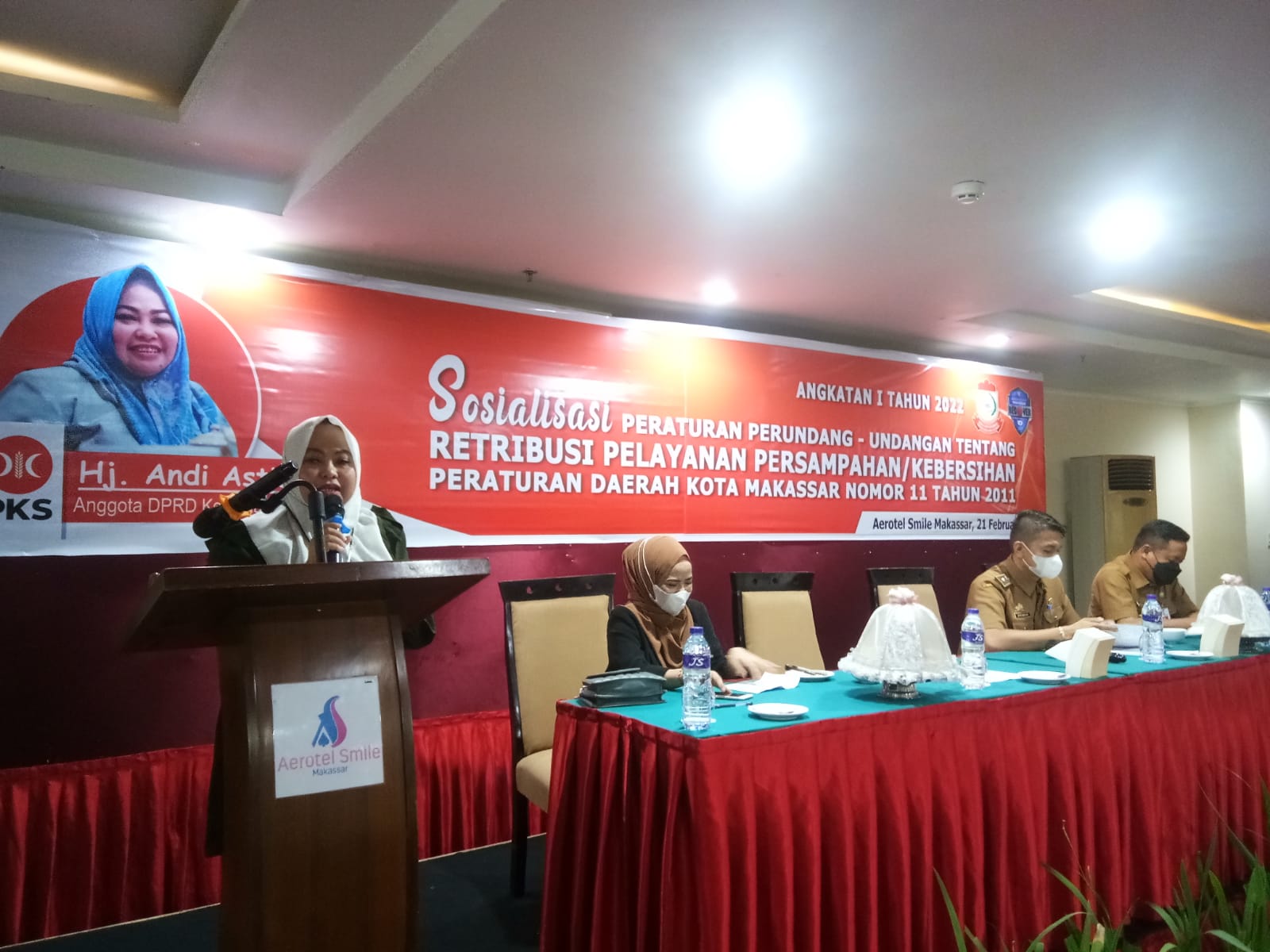 Andi Astiah Ajak Warga Peduli Bayar Retribusi Pelayanan Persampahan