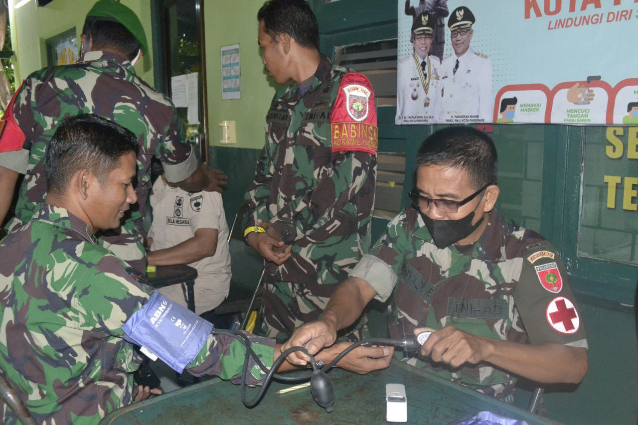Kodim 1405/Parepare gelar vaksinasi Booster