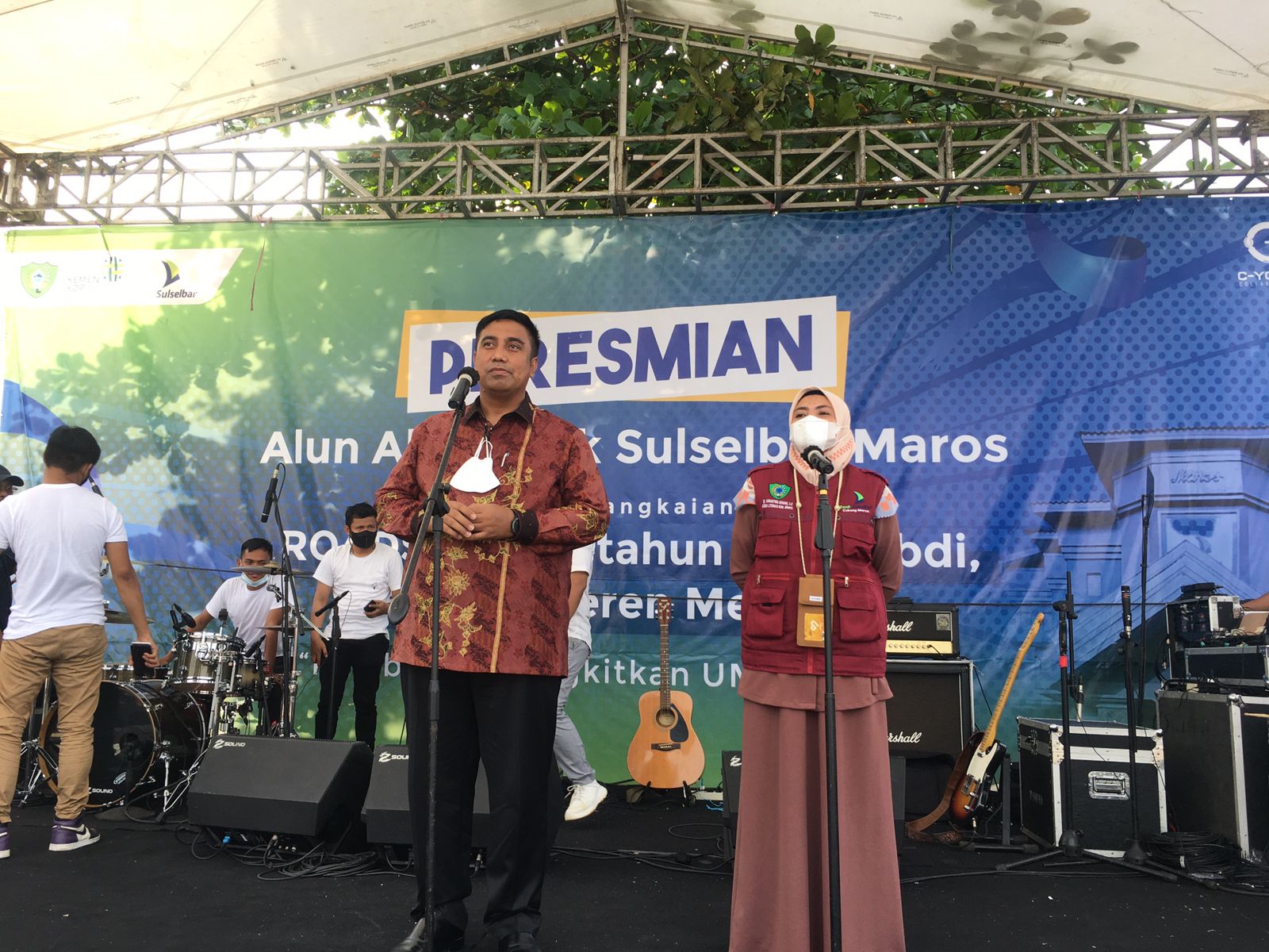 Pasha Ungu Hadiri Setahun Pemerintahan Hati Kita Keren