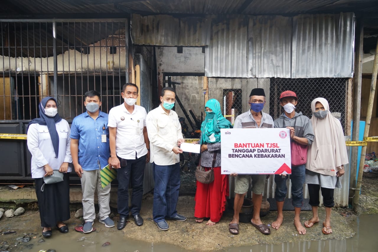 PT Semen Tonasa Bergerak Cepat Bantu Korban